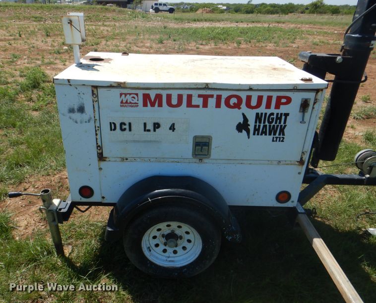 image for item DH7358 2007 Multiquip Nighthawk LT12  light plant