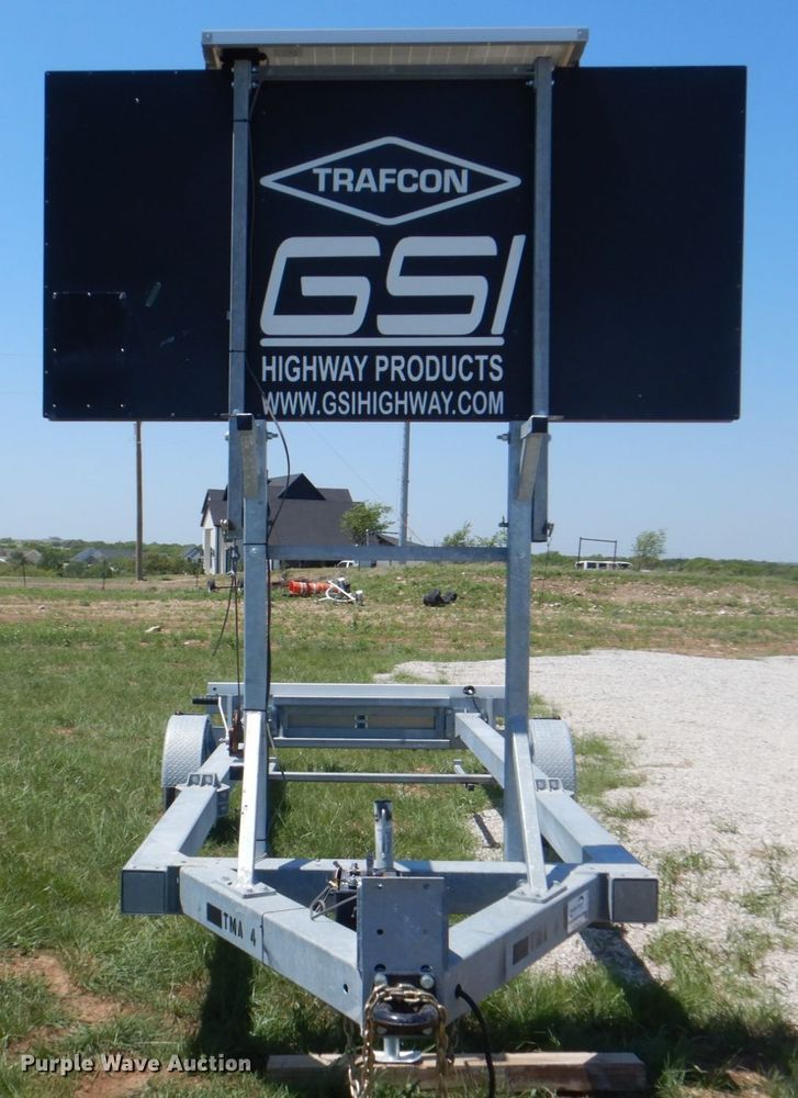 image for item DH7363 2018 Gregory TTMA-100  crash attenuator trailer