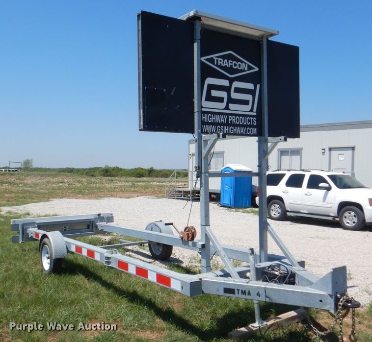 image for item DH7363 2018 Gregory TTMA-100  crash attenuator trailer