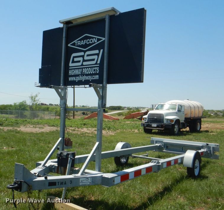 2018 Gregory TTMA100 crash attenuator trailer in Decatur, TX Item