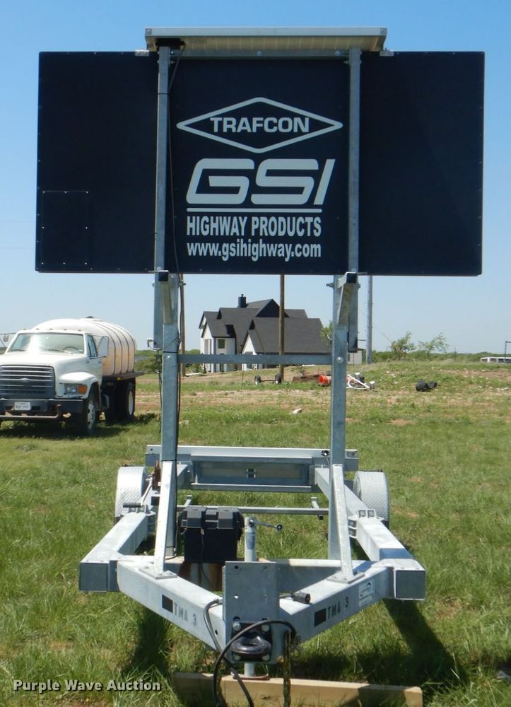 image for item DH7364 2018 Gregory TTMA-100  crash attenuator trailer