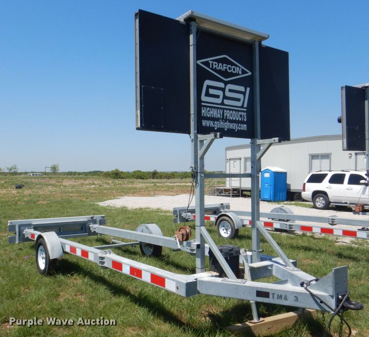 image for item DH7364 2018 Gregory TTMA-100  crash attenuator trailer