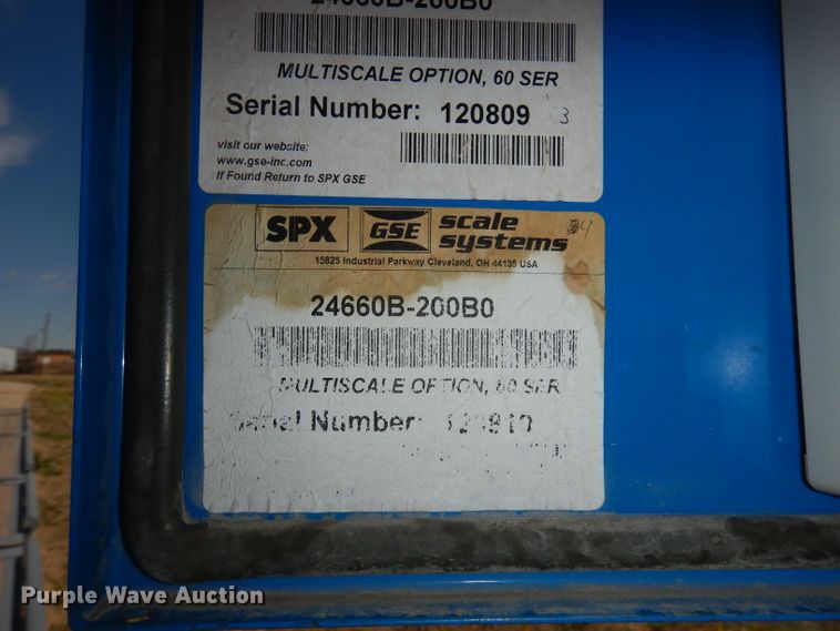 image for item DH8963 2008 Unibridge JS8RH841040  truck scale system