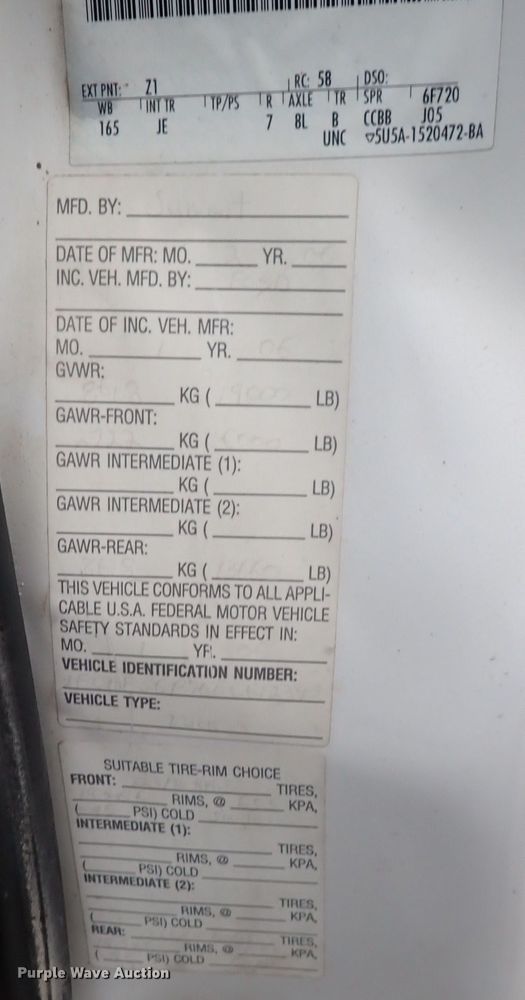 image for item DI1836 2006 Ford F550  utility / service truck