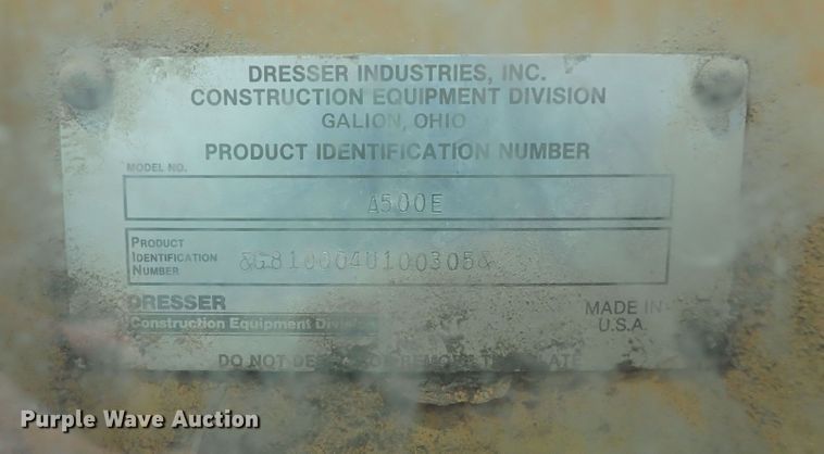 image for item DI1844 1988 Dresser A500E  motor grader