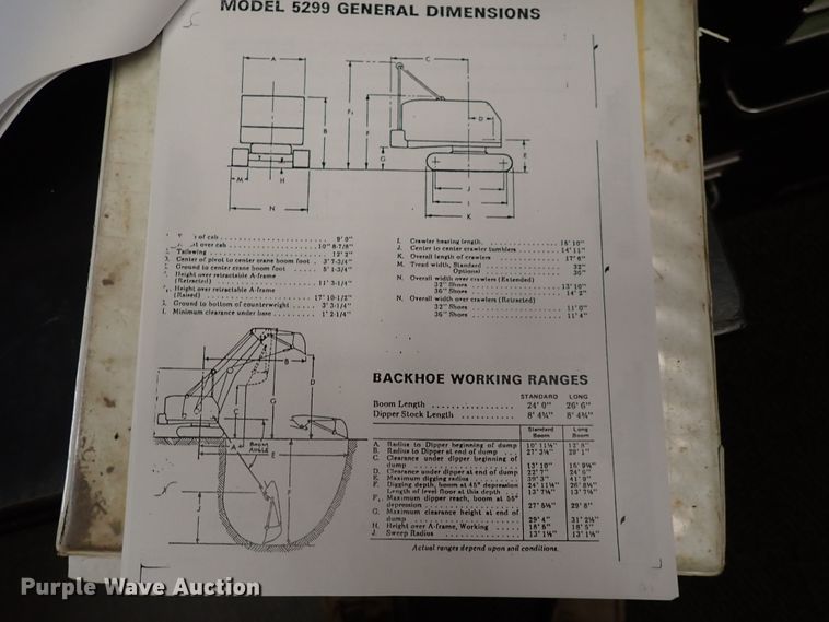 image for item DI1852 1968 American 5299-C  crane