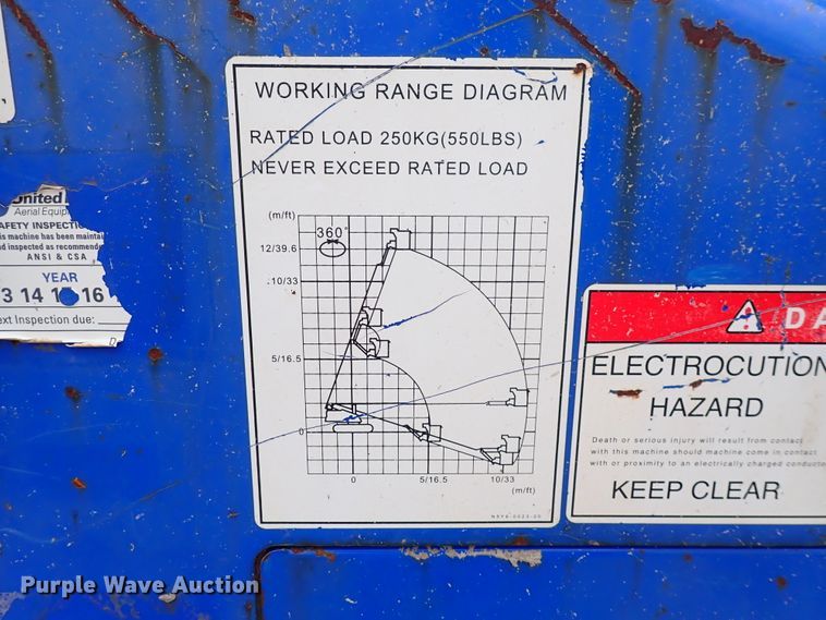 image for item DI1855 Aichi SR12BJ/ISR40BJ  boom lift