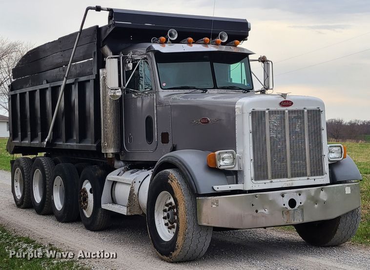 image for item DJ1728 2001 Peterbilt 357  dump truck
