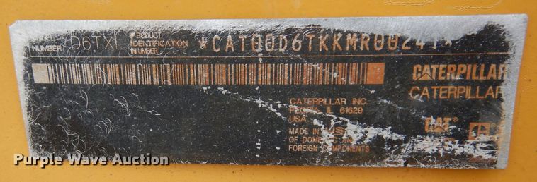 image for item DK0342 2014 Caterpillar D6T XL  dozer