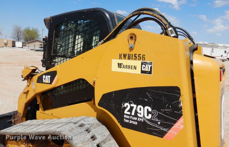 image for item DK0801 2013 Caterpillar 279C2  tracked skid steer loader