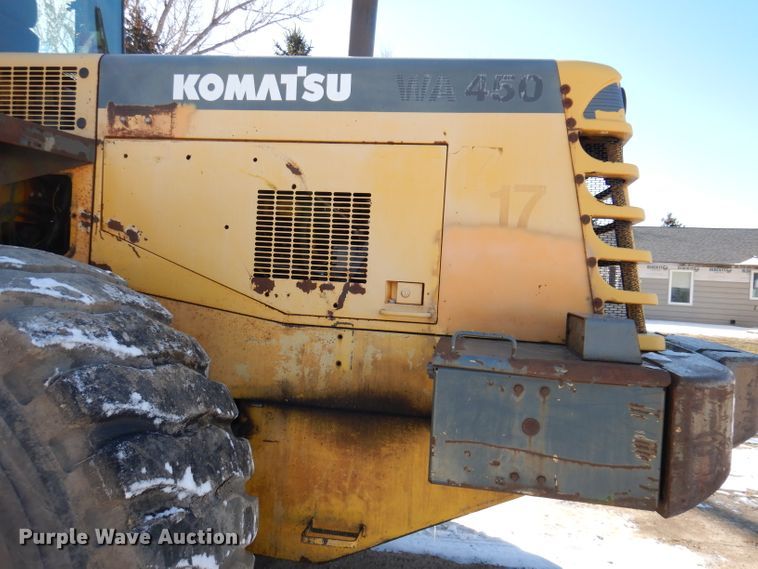 image for item DK1982 1998 Komatsu WA450-3L  wheel loader
