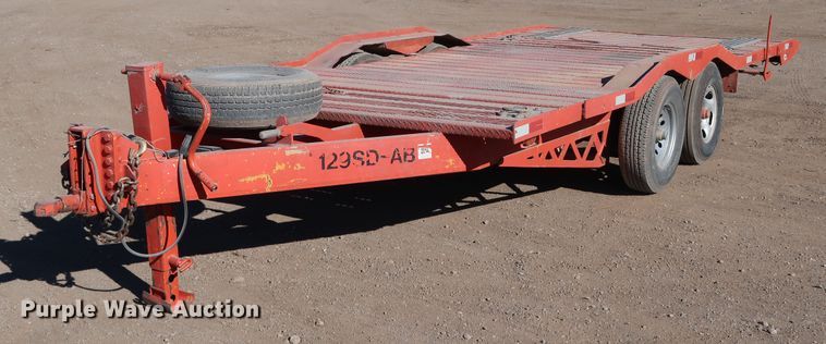 image for item DK3570 1998 Dickson 129SD-AB  tilt deck utility trailer