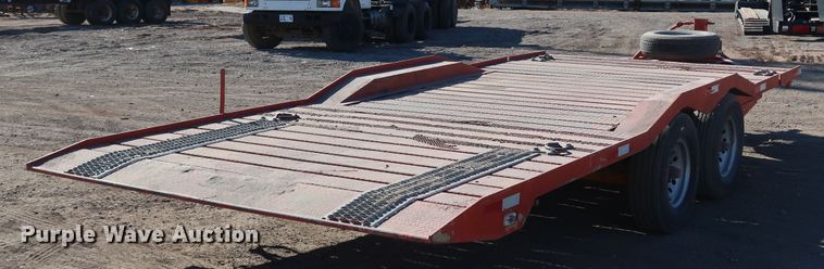 image for item DK3570 1998 Dickson 129SD-AB  tilt deck utility trailer