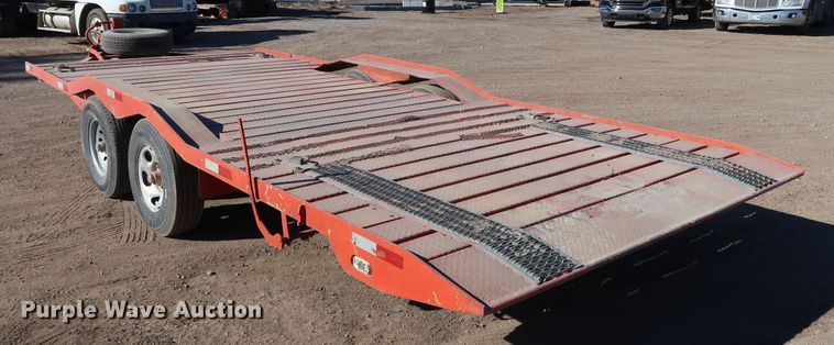 image for item DK3570 1998 Dickson 129SD-AB  tilt deck utility trailer