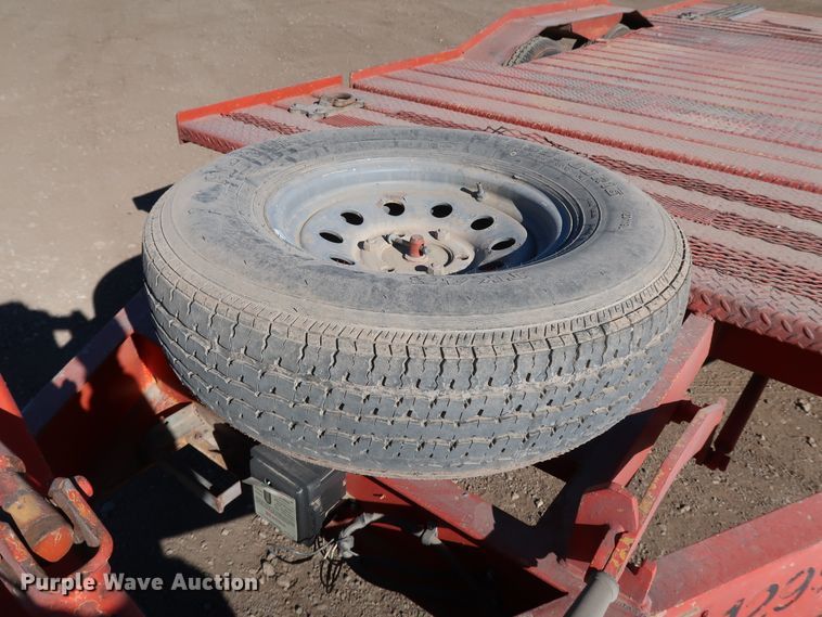 image for item DK3570 1998 Dickson 129SD-AB  tilt deck utility trailer