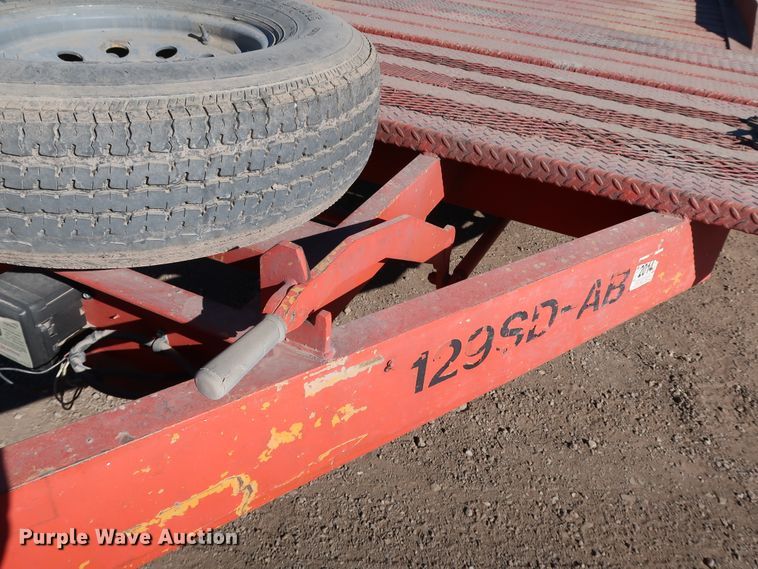 image for item DK3570 1998 Dickson 129SD-AB  tilt deck utility trailer