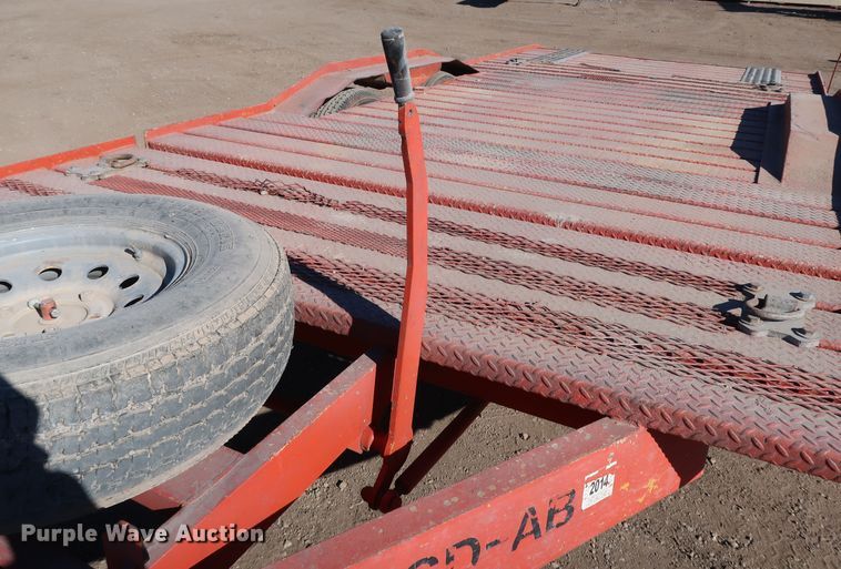 image for item DK3570 1998 Dickson 129SD-AB  tilt deck utility trailer