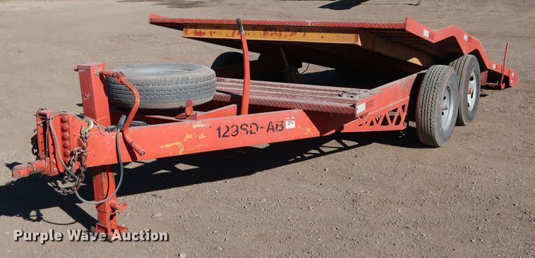 image for item DK3570 1998 Dickson 129SD-AB  tilt deck utility trailer