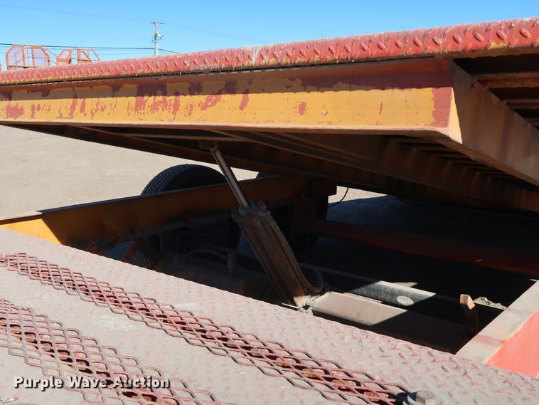 image for item DK3570 1998 Dickson 129SD-AB  tilt deck utility trailer