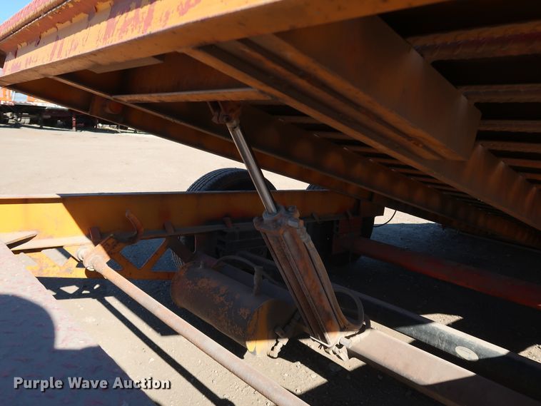 image for item DK3570 1998 Dickson 129SD-AB  tilt deck utility trailer