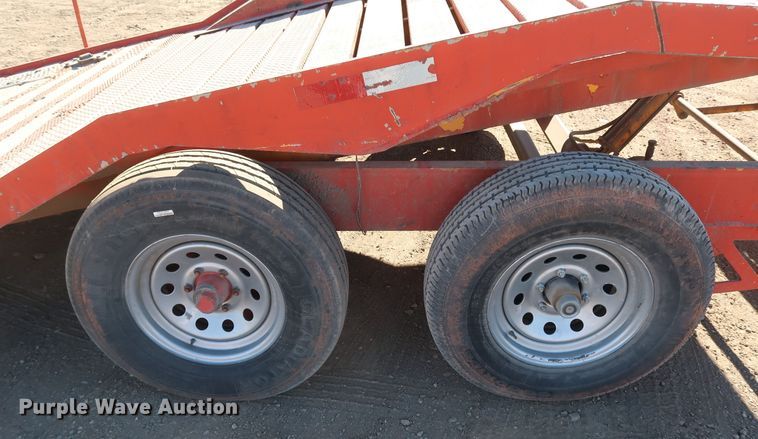 image for item DK3570 1998 Dickson 129SD-AB  tilt deck utility trailer