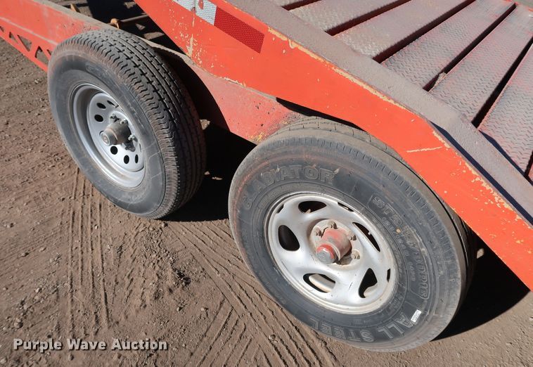 image for item DK3570 1998 Dickson 129SD-AB  tilt deck utility trailer