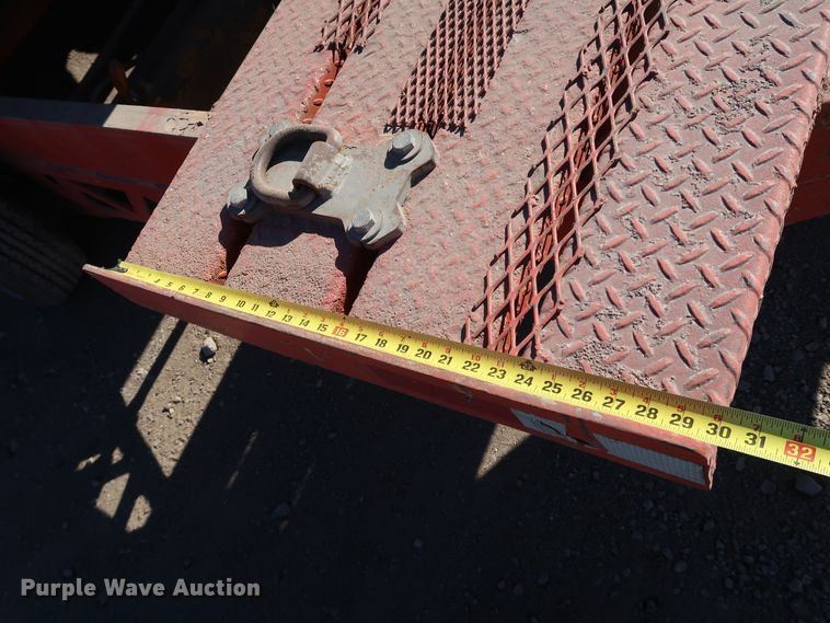 image for item DK3570 1998 Dickson 129SD-AB  tilt deck utility trailer