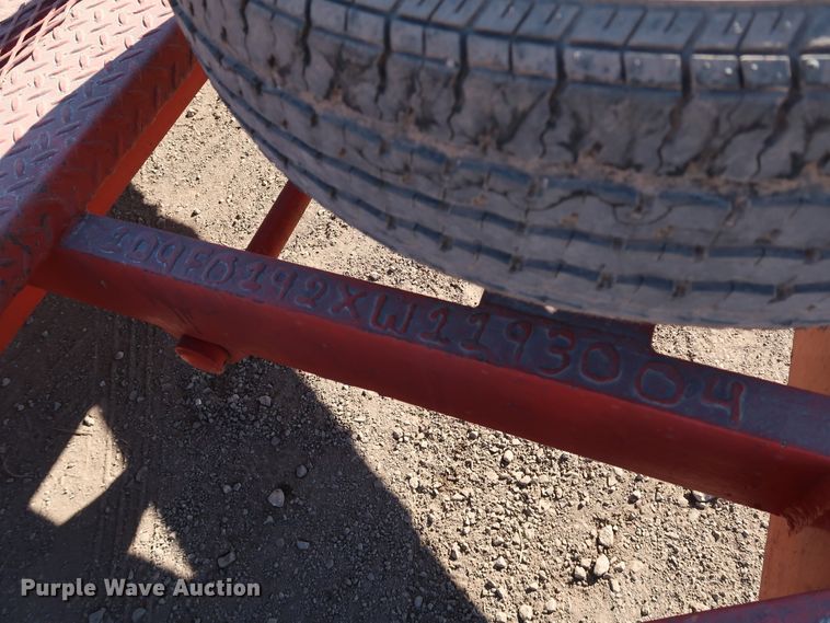 image for item DK3570 1998 Dickson 129SD-AB  tilt deck utility trailer