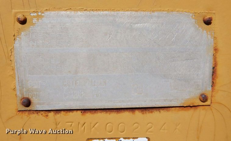 image for item DL3746 1992 Caterpillar D5C LGP  dozer