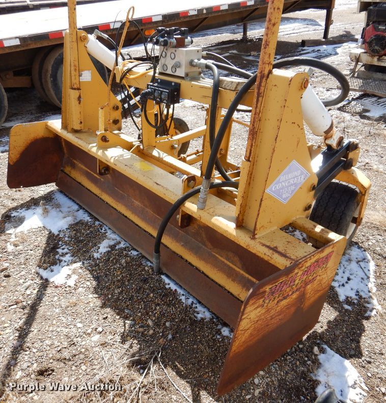 image for item DL5959 83" W skid steer box grader