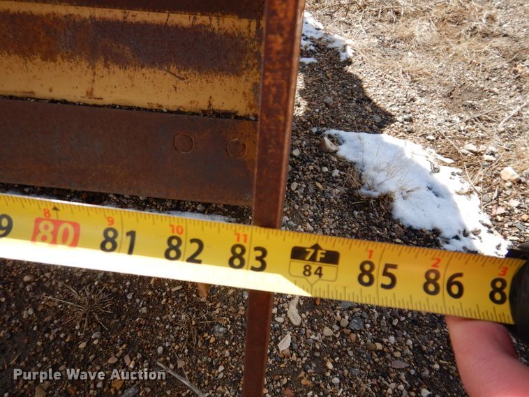 image for item DL5959 83" W skid steer box grader