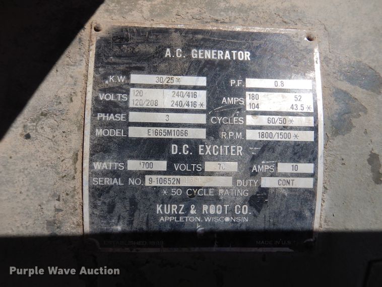 image for item DL5960 Enercon Engineering  generator