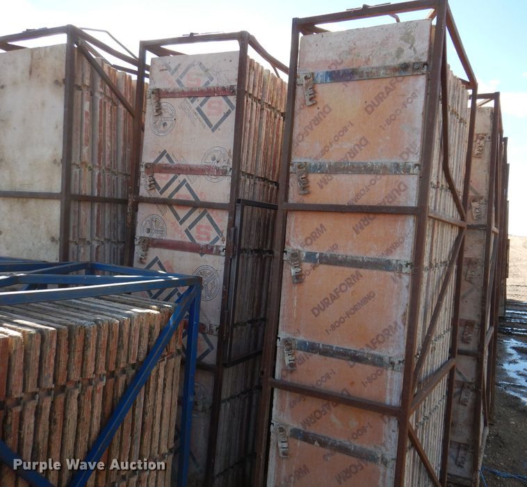 image for item DL5973 Approximately 1,026 Duraform Resi-ply concrete wall forms