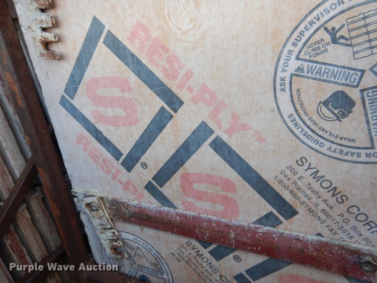 image for item DL5973 Approximately 1,026 Duraform Resi-ply concrete wall forms