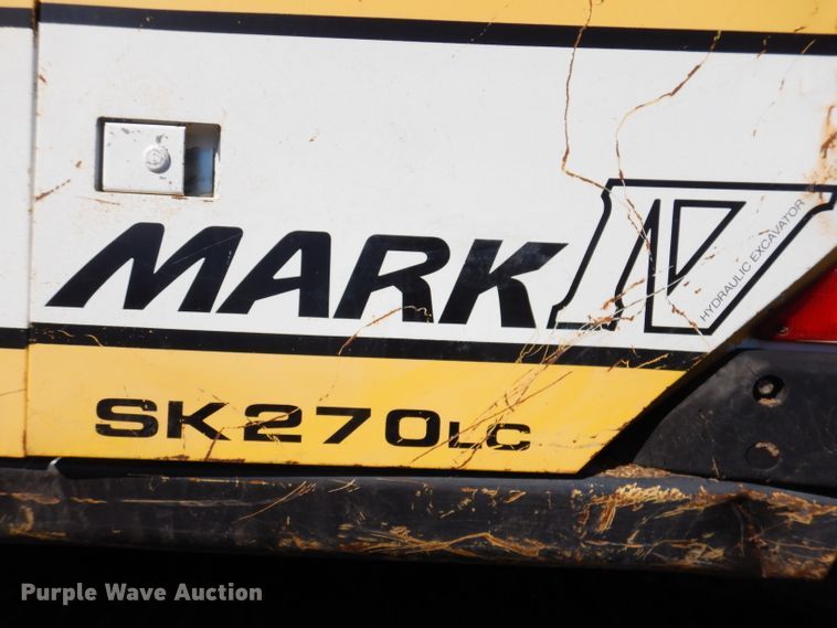 image for item DL5974 1996 Kobelco SK270LC Mark IV  excavator