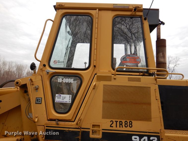 image for item DL5982 1988 Caterpillar 943  track loader