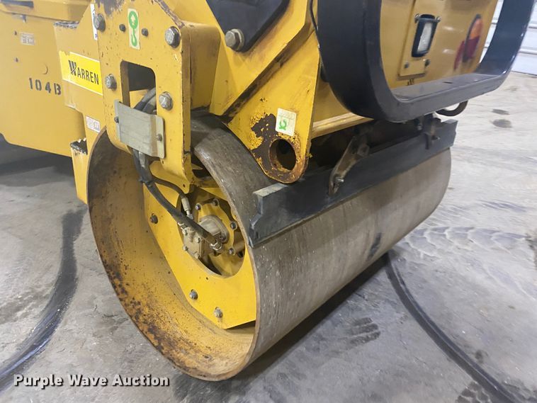image for item DM4044 2015 Caterpillar CB34B  double drum vibratory roller