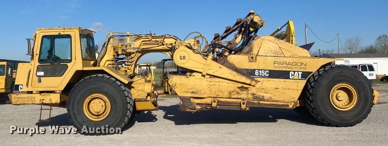 image for item DM4058 1993 Caterpillar 615C Series II  elevating scraper