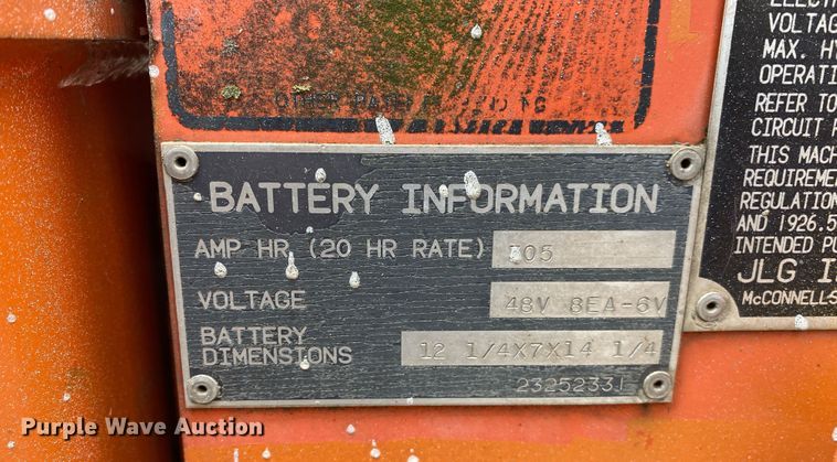 image for item DM4069 1997 JLG 35E  boom lift