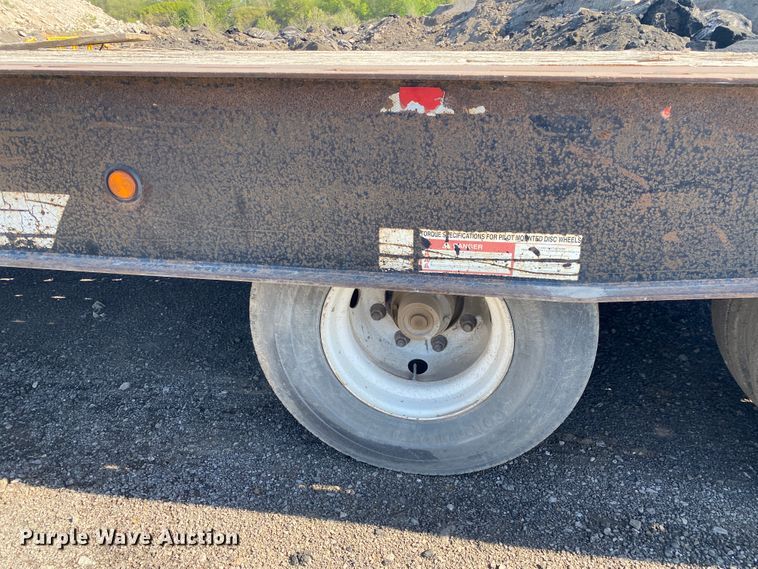 image for item DM4092 2007 Landoll  tilt deck equipment trailer