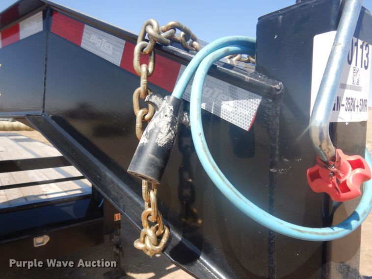 image for item DM5414 2022 Big Tex 22GN-35BK-5MR  equipment trailer