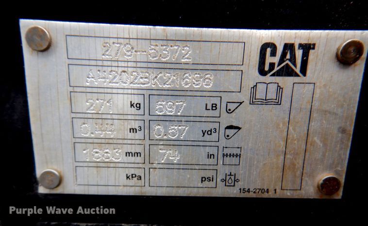 image for item DM6117 2006 Caterpillar 257B  tracked skid steer loader