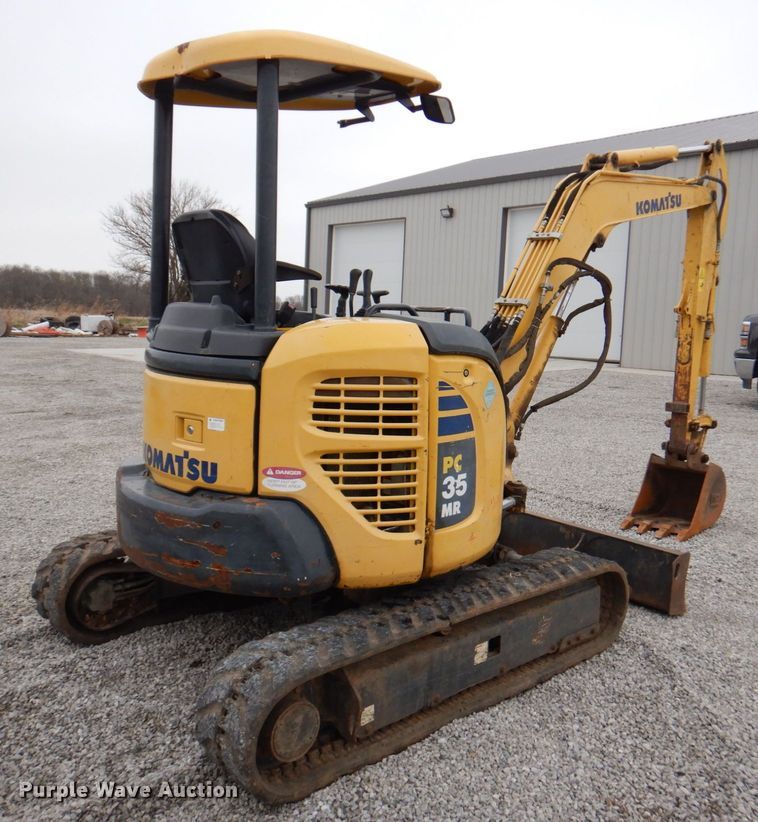 image for item DM6118 2012 Komatsu PC35MR-3  mini excavator