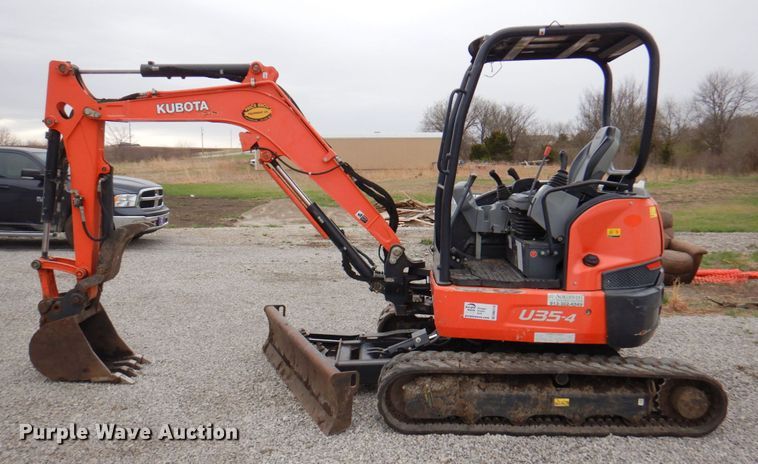 image for item DM6119 2015 Kubota U35-4  mini excavator