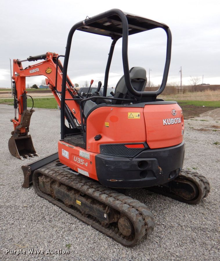 image for item DM6119 2015 Kubota U35-4  mini excavator