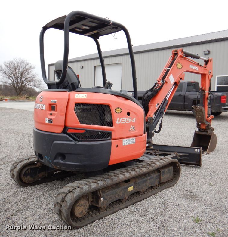 image for item DM6119 2015 Kubota U35-4  mini excavator
