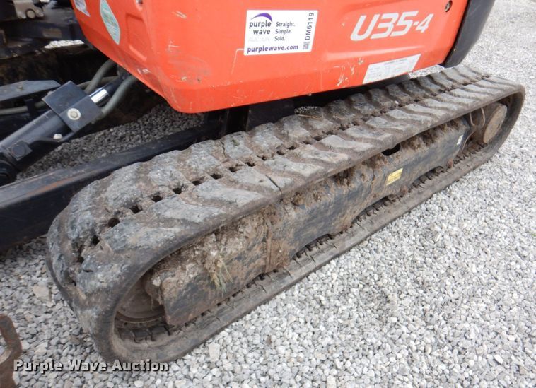 image for item DM6119 2015 Kubota U35-4  mini excavator