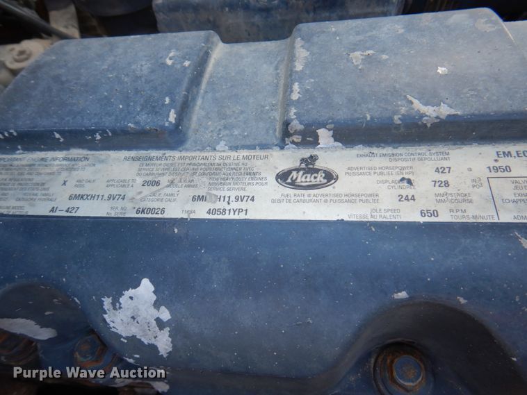 image for item DM6121 2007 Mack CV713  dump truck