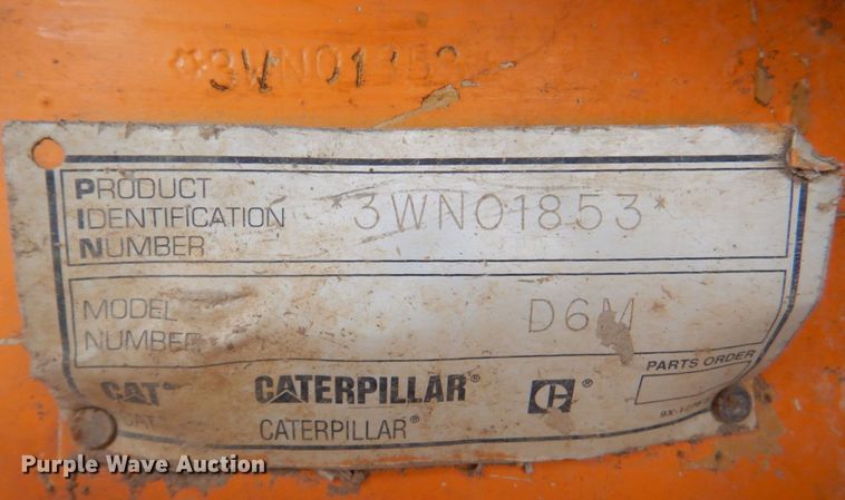 image for item DM6124 1999 Caterpillar D6M XL  dozer