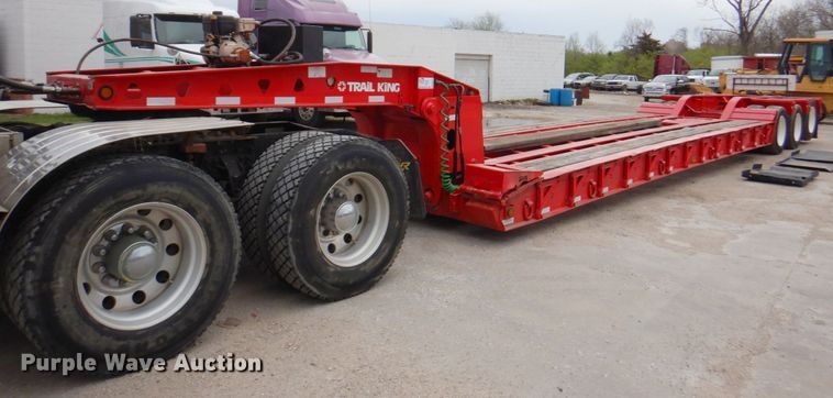 image for item DM6126 2005 Trail King TK110HDG-503  lowboy equipment trailer